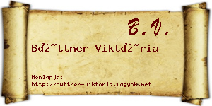 Büttner Viktória névjegykártya